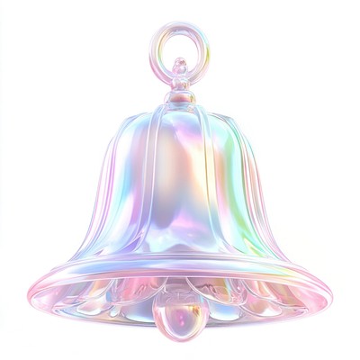 Wedding bell illustration digital art.