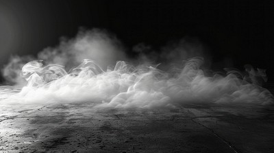 Fog smoke background scene.