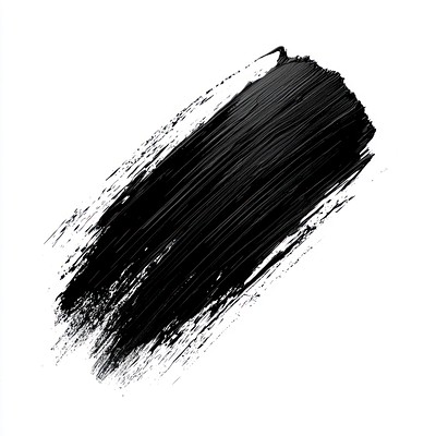 Black brush background stroke contemporary.