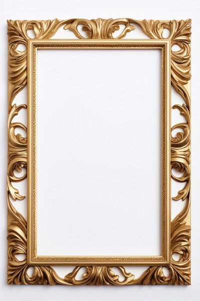 Simple gold frame vintage photo art.