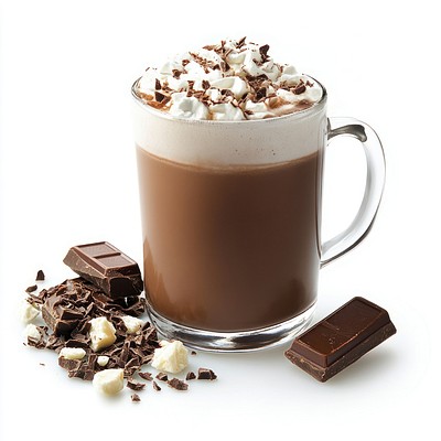 Hot chocolate drink beverage dessert.