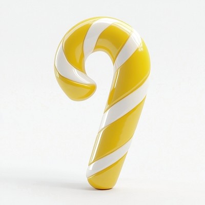 Candy cane sweets yellow confectionery.