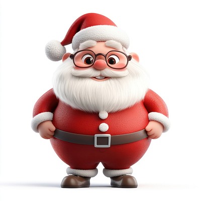 A Santa Claus illustration christmas character.