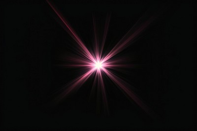 An isolated pastel pink blink sun ray light effect background bright flare.