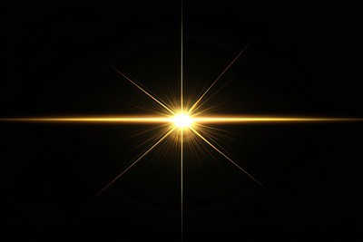 An isolated gold blink light effect background lighting outdoors.