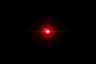 An isolated red blink light effect background lighting flare.