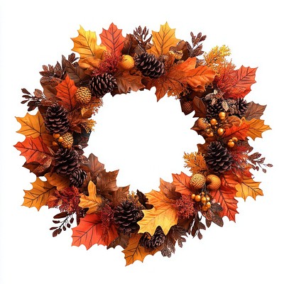 Fall Wreaths wreath thanksgiving leaves.