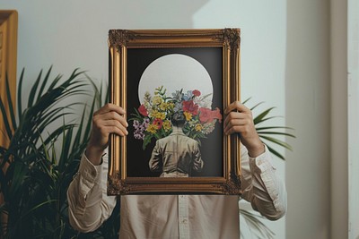 Surreal portrait photo frame