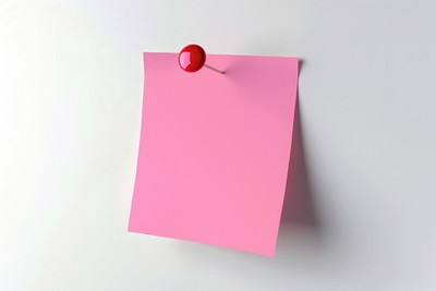 Sticky post paper pink note.