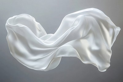 White silk fabric abstract material wedding.