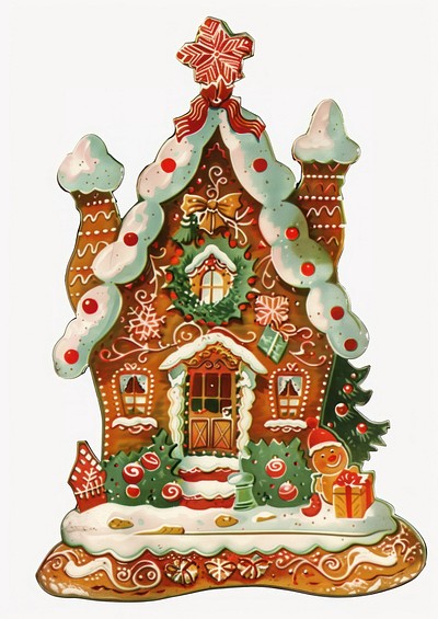 Christmas ginger house bread christmas gingerbread sweets.