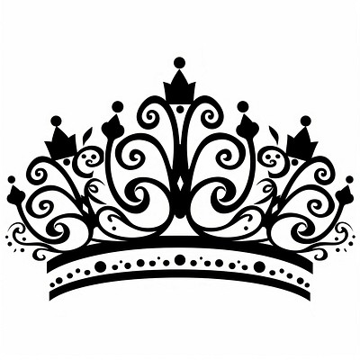 Tiara illustration design vector.