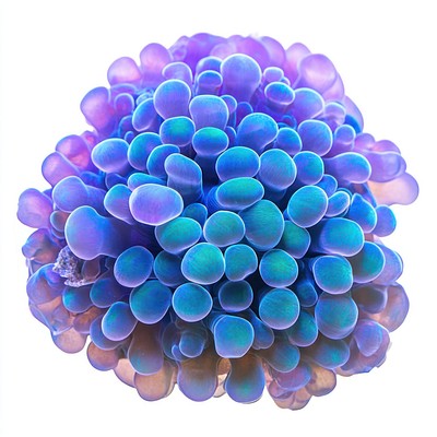 Real Bubble coral ocean accessories underwater.