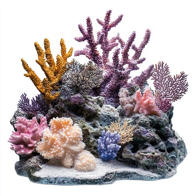 Real colorful coral reef sea ocean underwater.