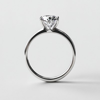 An isolated close up luxury wedding diamond ring gemstone jewelry accessories.