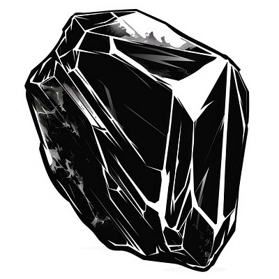 Gem illustration gemstone design.