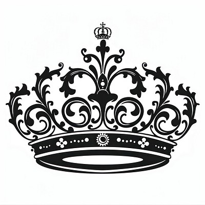 Crown illustration vector design.