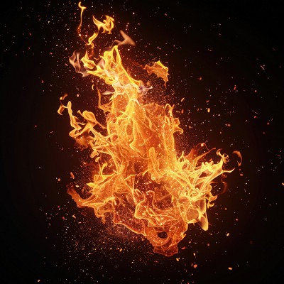 Fire flame effect flames background intense.