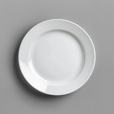 Plate white dish kitchenware.