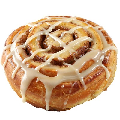 Cinnamon roll dessert icing delicious.