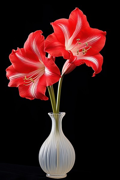 Amaryllis in a vase amaryllis flower plant.