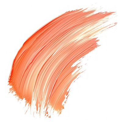 Peach brush stroke backgrounds paint white background.