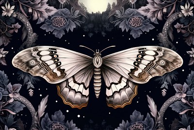 Toile wallpaper sixe legs Moth butterfly insect invertebrate.