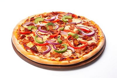 Pizza food white background mozzarella.