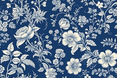 Petal toile wallpaper pattern backgrounds.