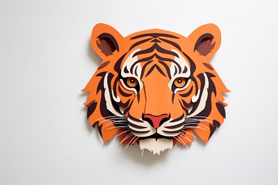 Tiger animal mammal craft.