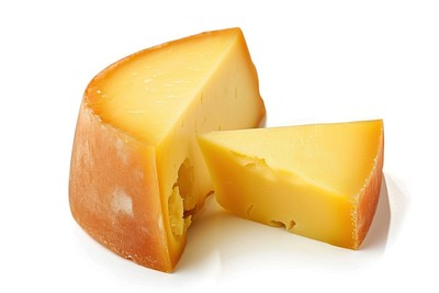 Piece of Dutch Gouda Cheese cheese food parmigiano-reggiano.