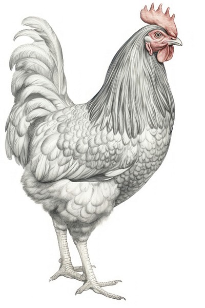 Chicken poultry drawing animal.