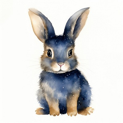 Indigo bunny animal mammal rodent.