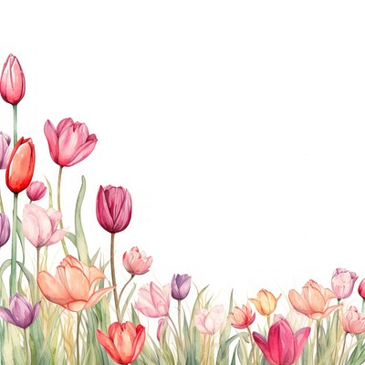 Tulip border backgrounds flower plant.