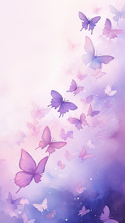 Purple butterflies backgrounds petal plant. | Premium Photo ...