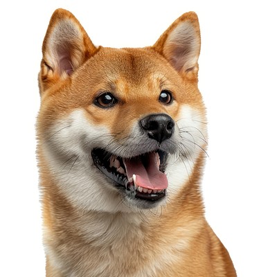 Shiba inu dog joking face mammal animal pet.