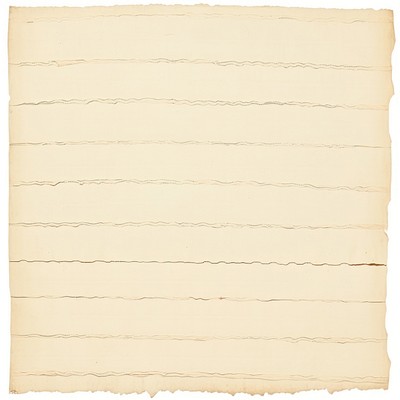 Stripe line ripped paper text linen page.