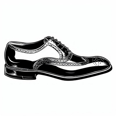 Oxford shoe footwear black elegance.