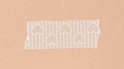 masking washi tape cute, love heart 11149000 PNG