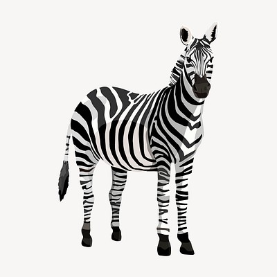 Zebra safari animal, wild life | Premium Vector Illustration - rawpixel