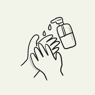 Global Handwashing Day Creative Drawing Hand PNG Images | PSD Free Download  - Pikbest