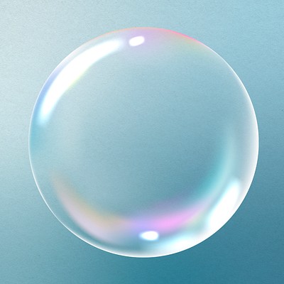 Png clear bubble design element | Premium PNG Sticker - rawpixel