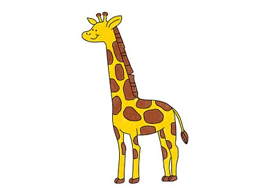 giraffe clipart for kids