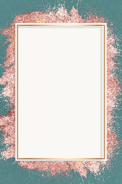 Glitter frame vector pink sparkly | Premium Vector - rawpixel