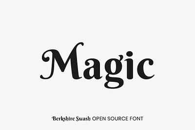 Berkshire Swash open source font | Free Font Add-on - rawpixel