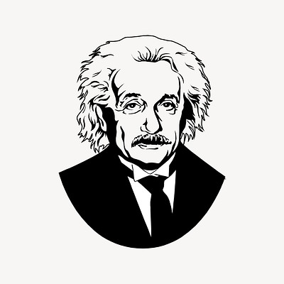 Albert Einstein drawing easy || How to draw Einstein drawing step by step |  Outline drawings, Portrait drawing, Easy drawings