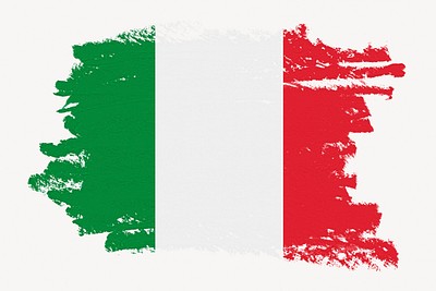 Italian flag, paint stroke design, | Free Photo - rawpixel