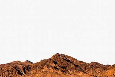 Rugged Mountain Png Border, Transparent 