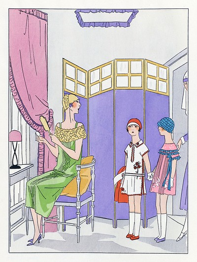 Woman Dressing Table (1926) Fashion 