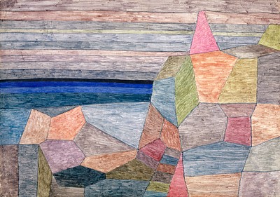 Promontorio Ph. (1933) painting in high resolution by Paul Klee. Original from the Kunstmuseum Basel Museum. Digitally enhanced by rawpixel.